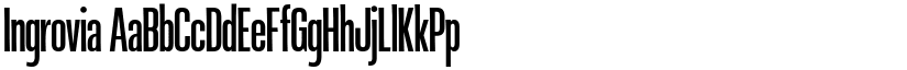 Ingrovia font