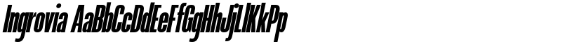Ingrovia font