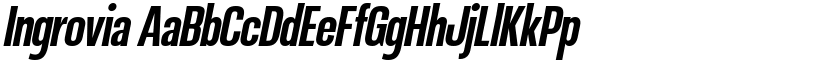 Ingrovia font