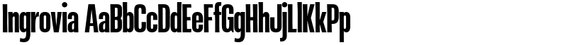Ingrovia font