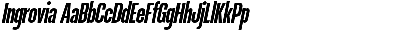 Ingrovia font