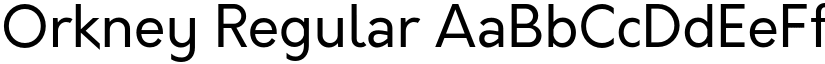 Orkney Regular font