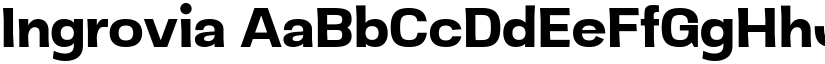 Ingrovia font