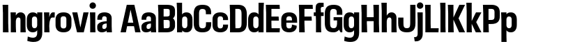Ingrovia font