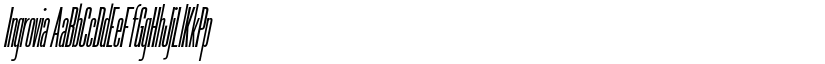 Ingrovia font