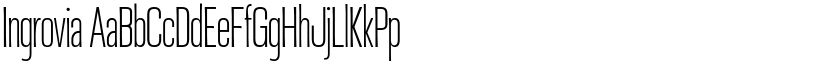 Ingrovia font