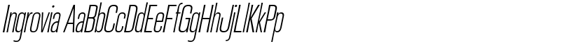 Ingrovia font