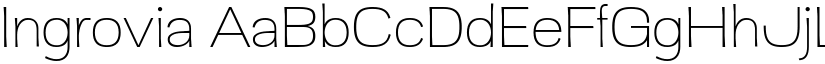 Ingrovia font