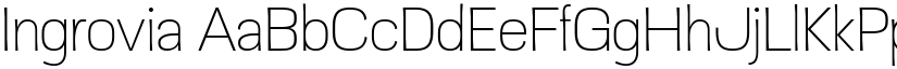 Ingrovia font