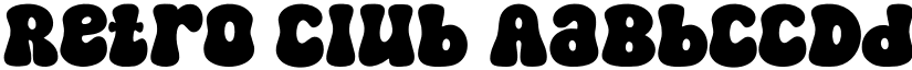 Retro Club font