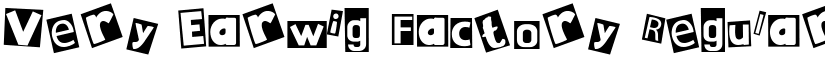 Very Earwig Factory font download