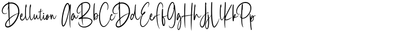 Dellution font