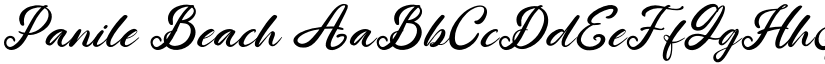 Panile Beach font