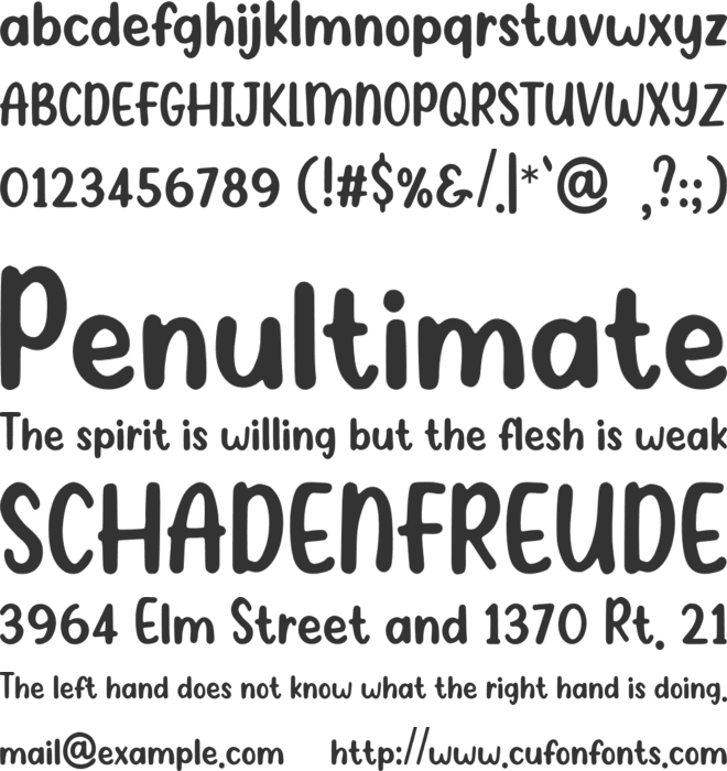 Ornatique font preview