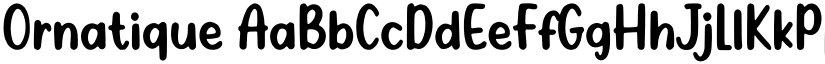 Ornatique font download