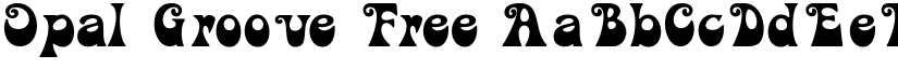 Opal Groove Free font