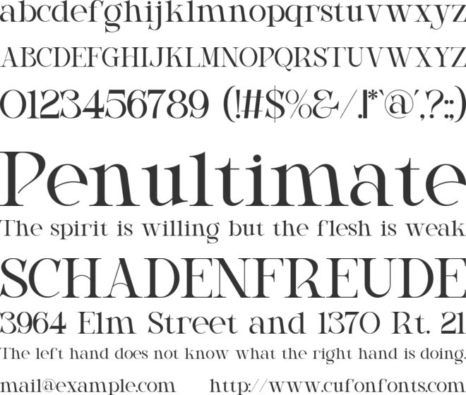 Krose Narovs font preview