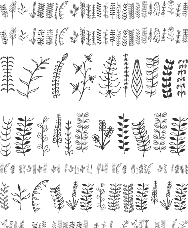Floralia Dingbat font preview