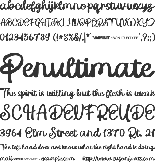 Next ProjectX font preview