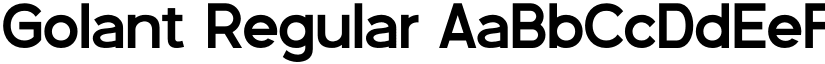 Golant Regular font