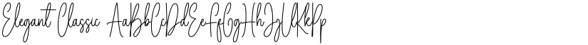 Elegant Classic font