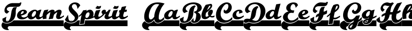 TeamSpirit font