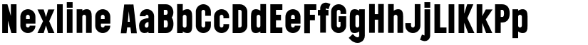 Nexline font