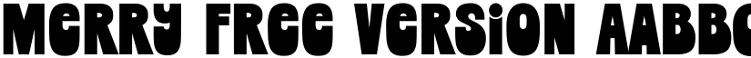 Merry Free Version font