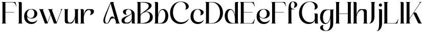 Flewur font