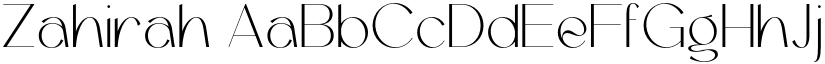 Zahirah font download