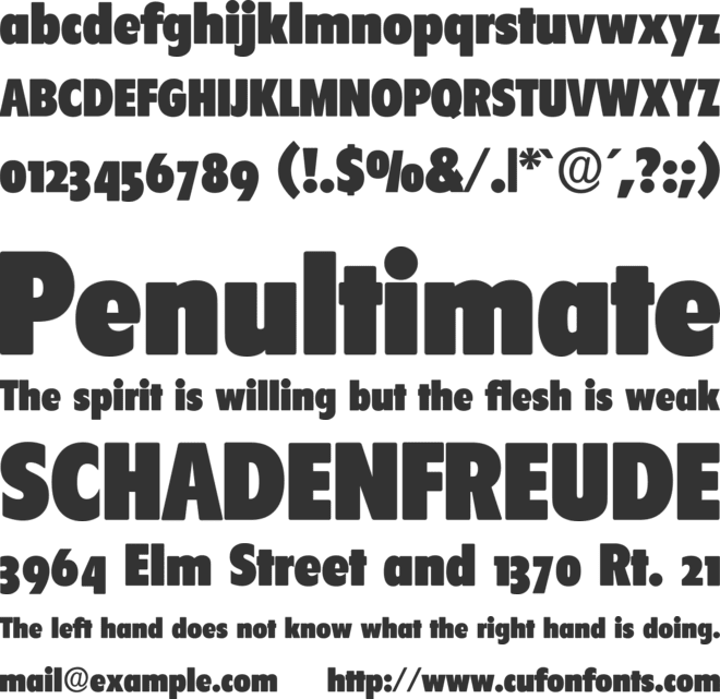 Florida Serial Round font preview