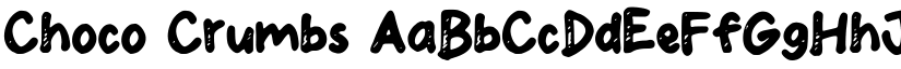 Choco Crumbs font