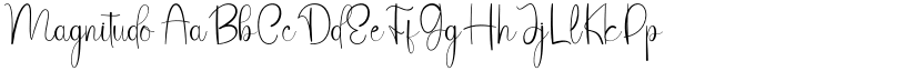 Magnitudo font