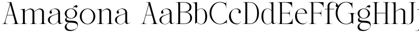 Amagona font