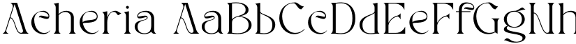 Acheria font download