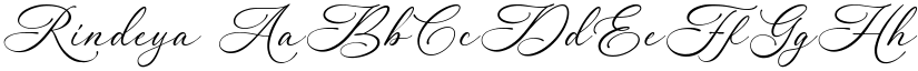 Rindeya font