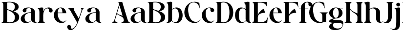 Bareya font