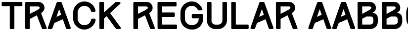 Track Regular font