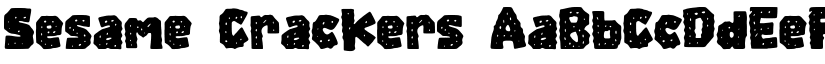 Sesame Crackers font download
