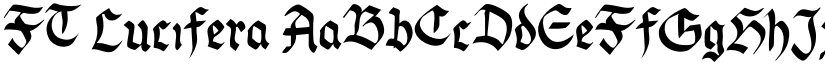 FT Lucifera font