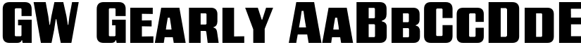 GW Gearly font download