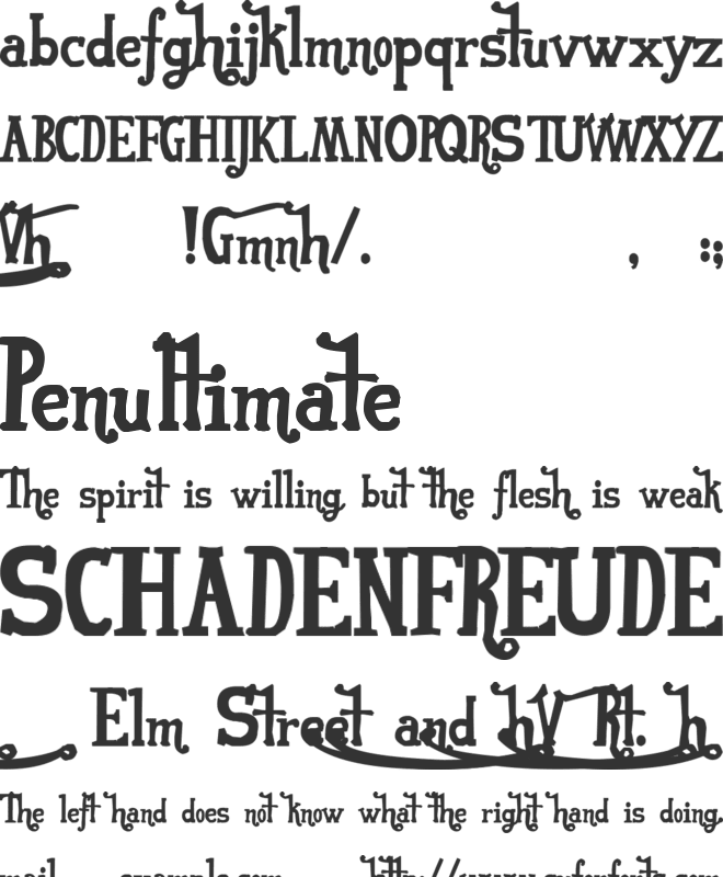 VonFont font preview