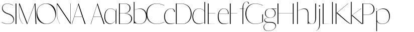 SIMONA font