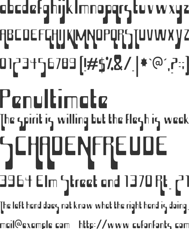 Hamma Mamma Jamma font preview