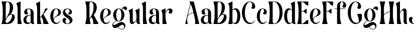 Blakes font download