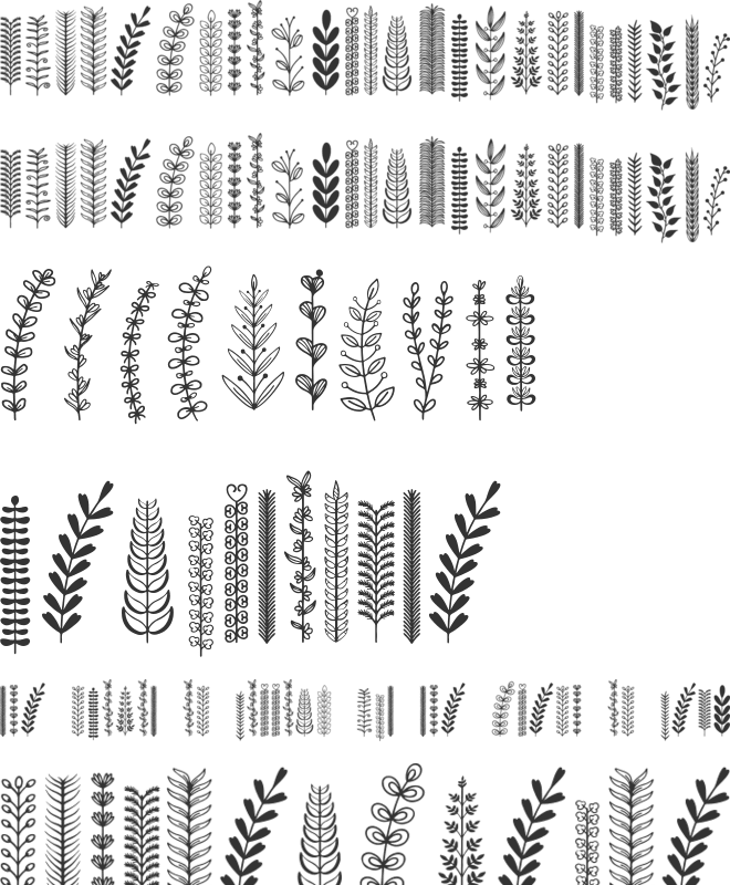 Petaline Dingbat font preview