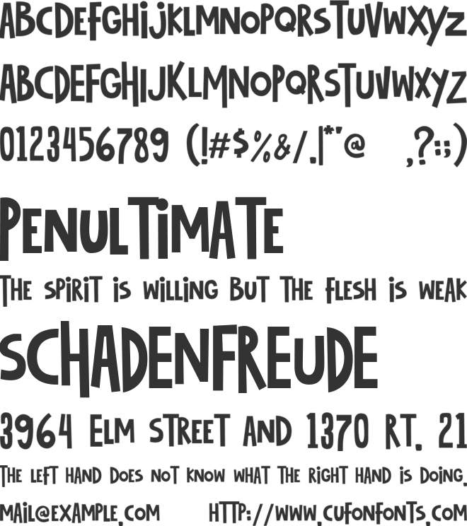 High Star font preview