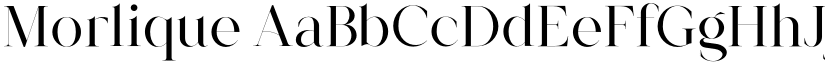 Morlique font download