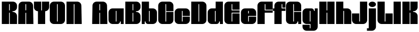RAYON font download