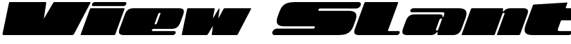 View Slant font download